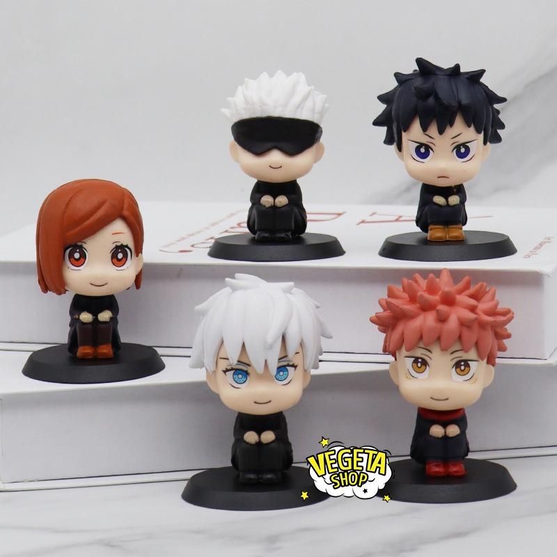 Mô hình Jujutsu Kaisen - Chú thuật hồi chiến - Yuji Itadori Megumi Fushiguro Nobara Kugisaki Satoru Gojo - Cao 7cm