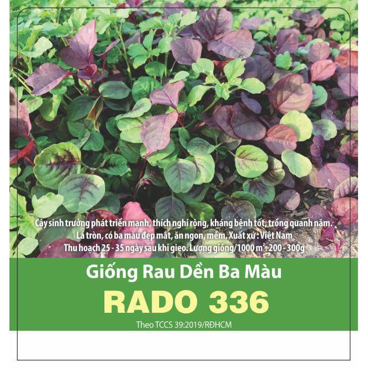 Hạt Giống Rau Dền Ba Màu Ra do 336 Gói 20g Lá tròn có ba màu đẹp mắt, ăn ngon, mềm Thu hoạch 25-35 ngày sau khi gieo