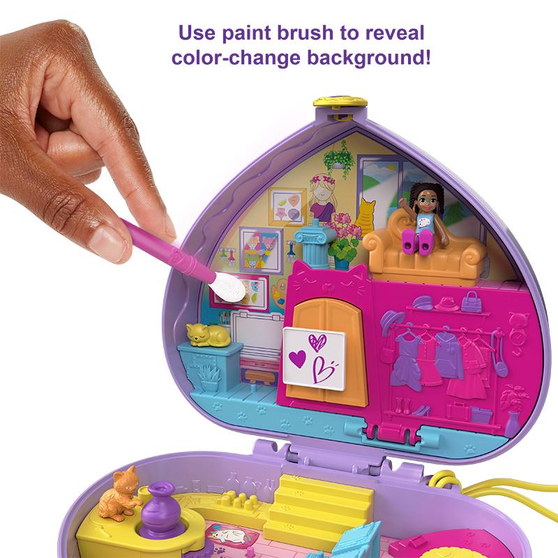 Đồ Chơi POLLY POCKET Và Phòng Studio Trái Tim Ngọt Ngào HGT15/FRY35