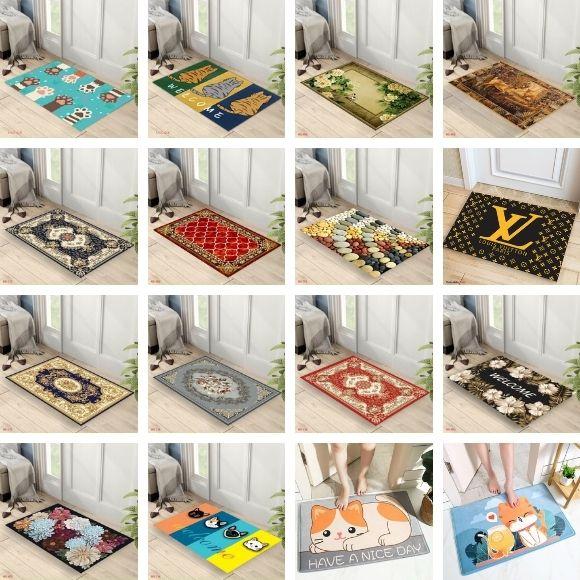 Thảm Lau Chân, Thảm Chùi Chân 3D Chống Trơn Trượt 40x60 cm