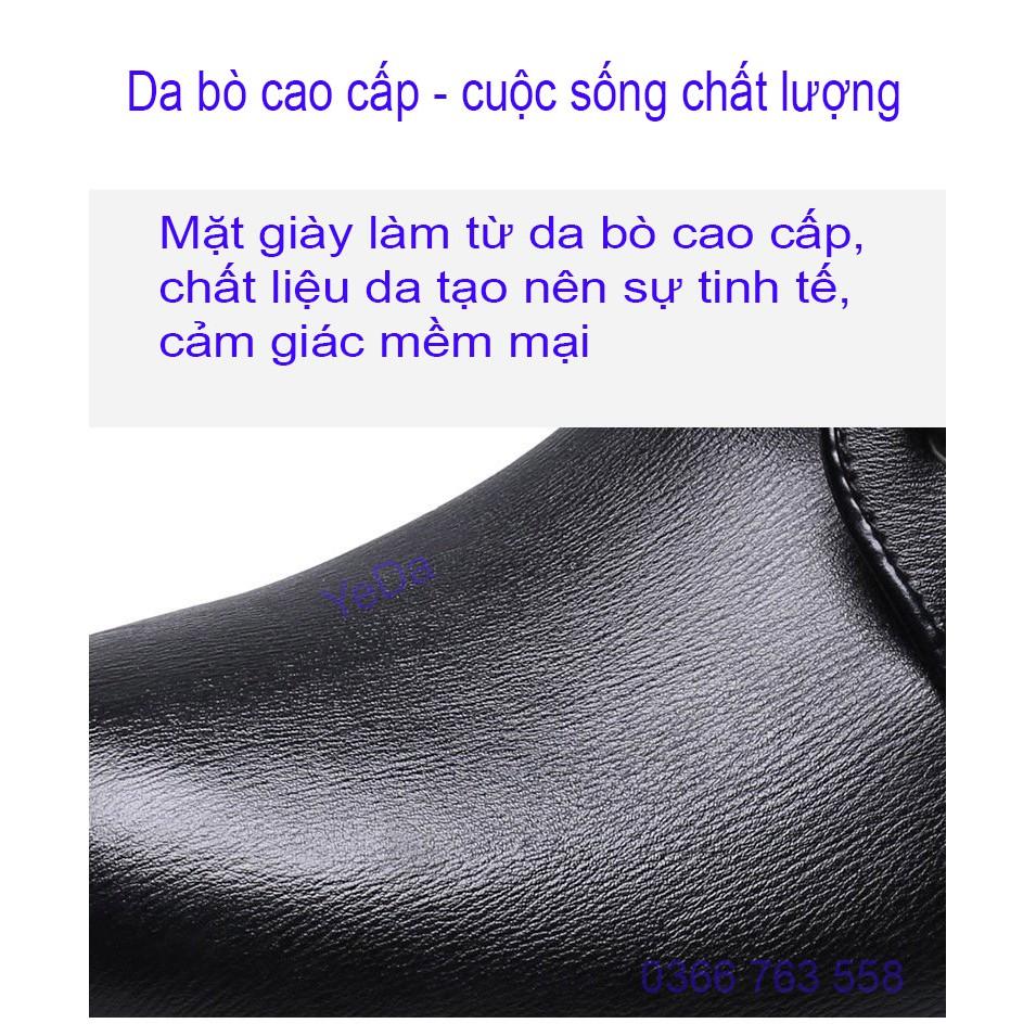 Giày Martin cao cổ da thật đẳng cấp Châu Âu, giày nam da thật phong cách trẻ trung mã 8634-5