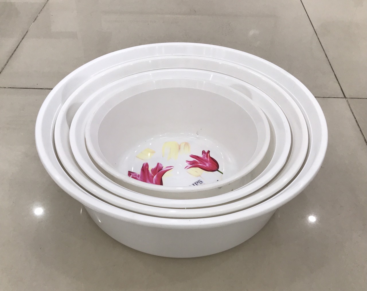 Thau nhựa/ Chậu nhựa hoa TULIP TL40CM 10 lít Thái Lan - Hàng nhập khẩu