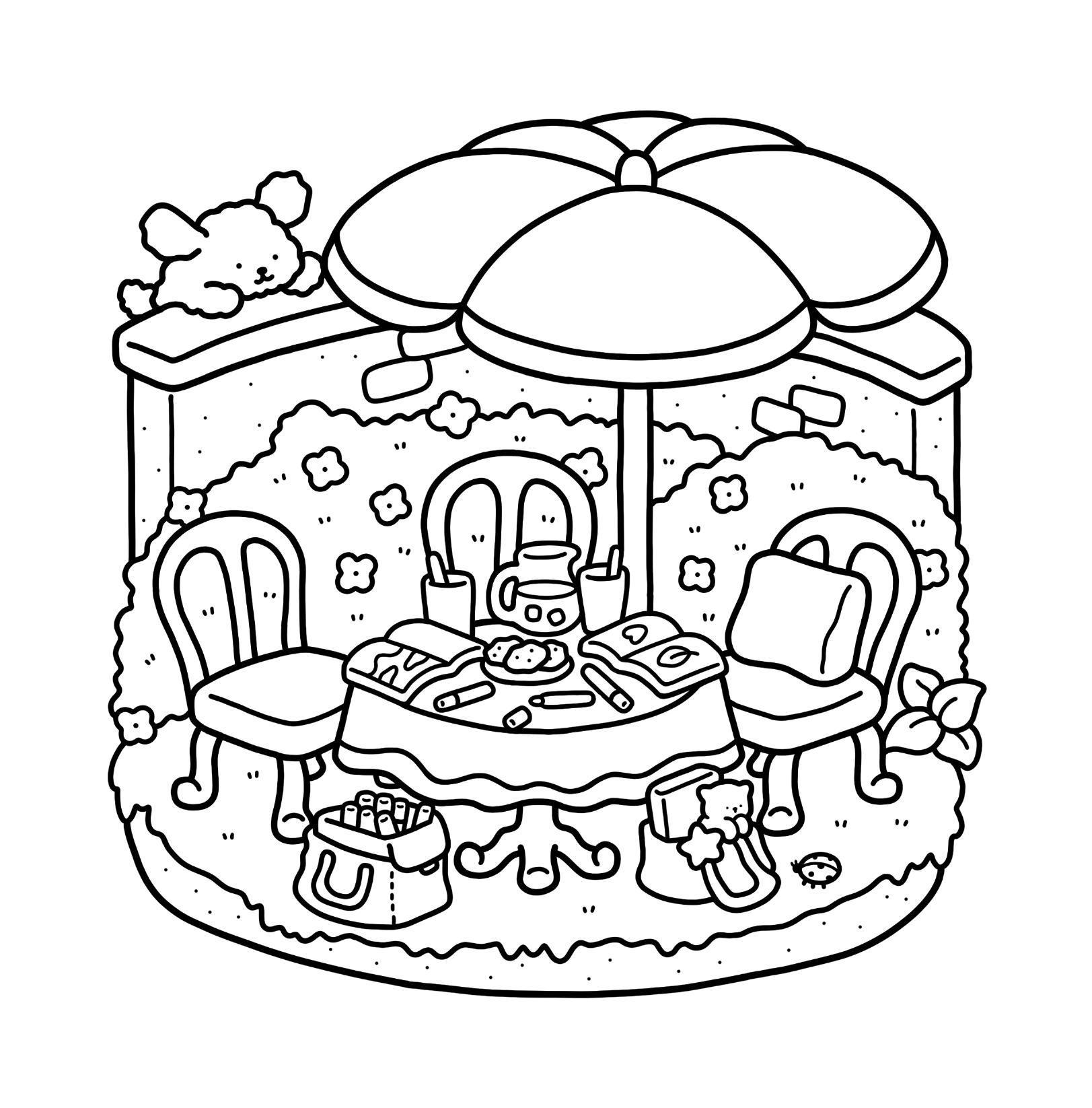 Sách - Tô Màu Coco Wyo - Góc Nhỏ Ấm Áp