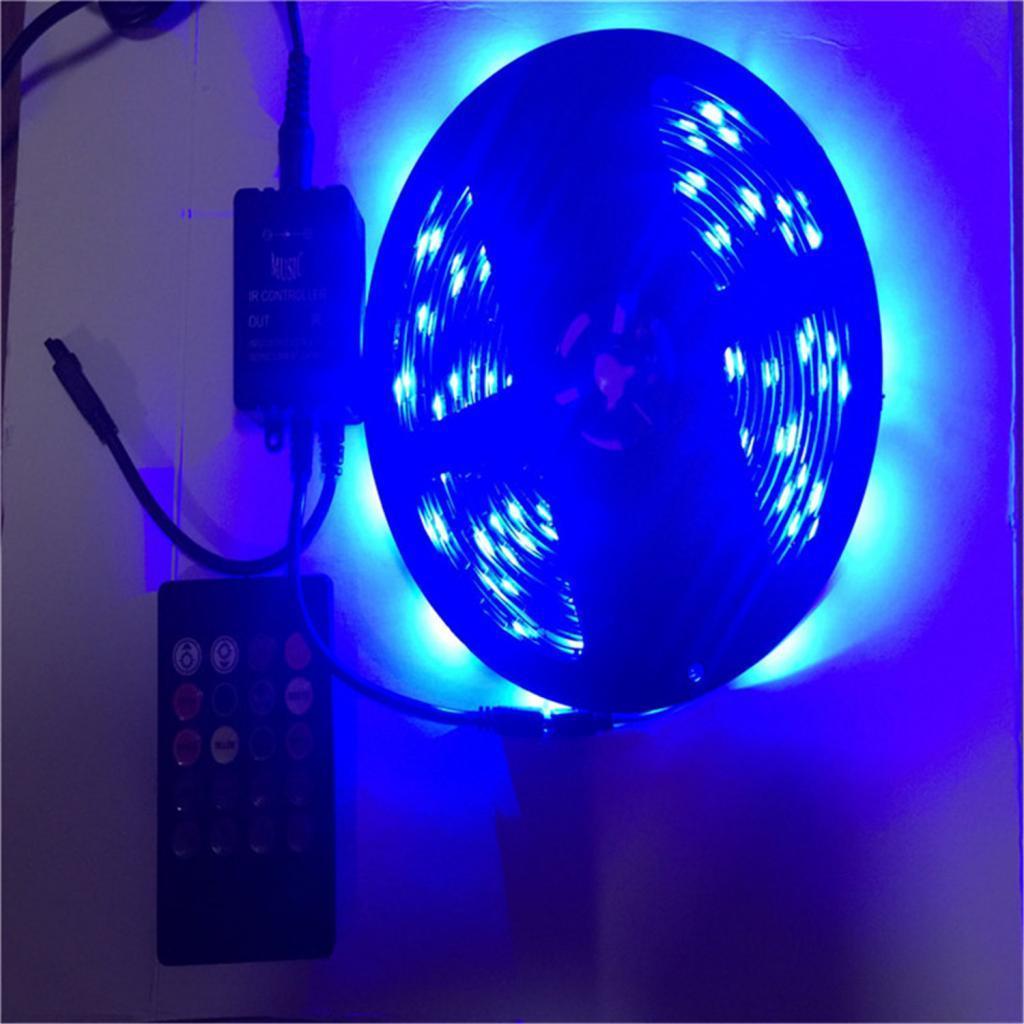 RGB LED Strip Lights with 20 Key Remote Controller for Home Outdoor Decor
