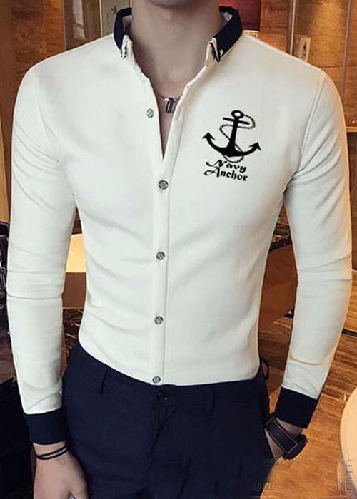 Áo Sơ Mi Nam Navy Anchor II03