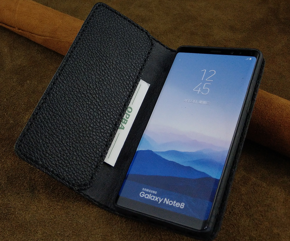 Bao Da cho Samsung Galaxy Note 8 Handmade Da Bò Thật