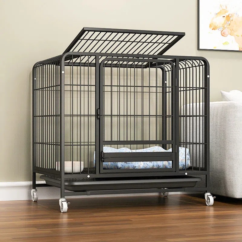 Chuồng Chó Nan Ống Cao Cấp Sơn Tĩnh Điện Size 90cm Dành Cho Thú Cưng Lớn, Chó, Mèo Lớn