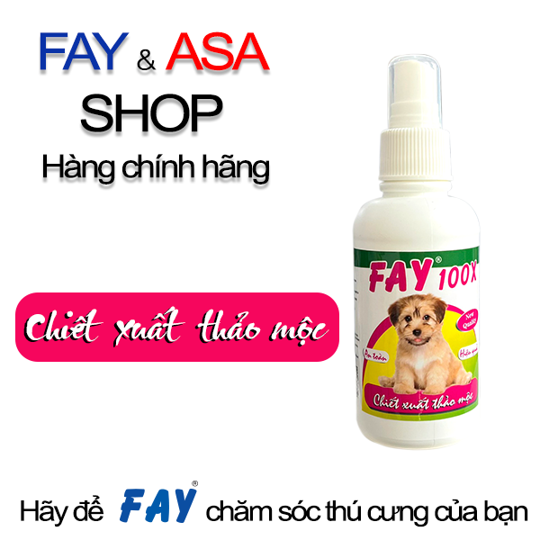 Sạch ve rận FAY 100X (100ml) - Chiết xuất thảo mộc