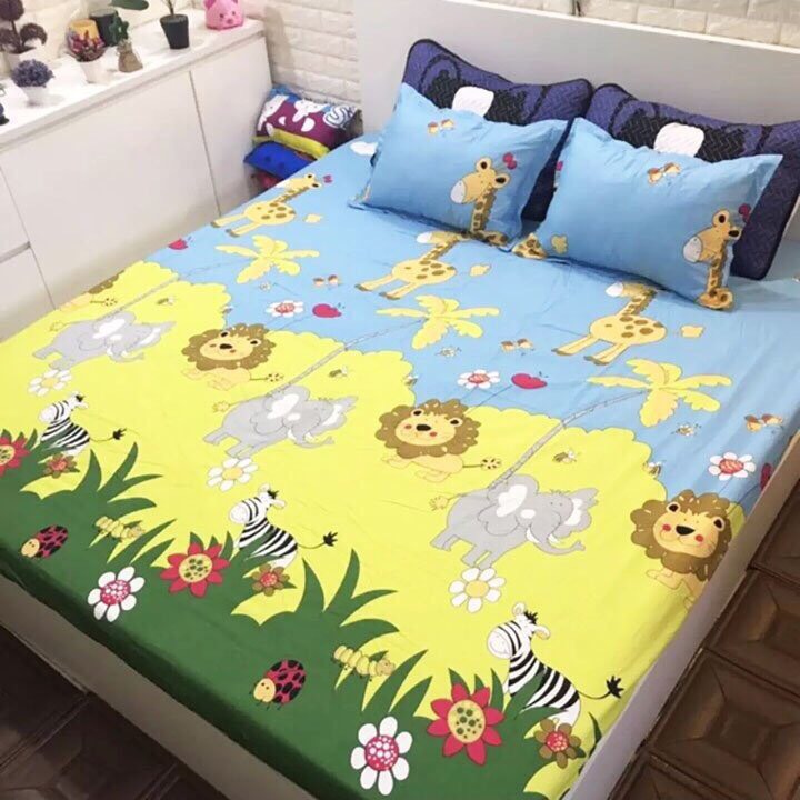 Ga chống thấm cottong hoạt hình ngộ nghĩnh nhiều màu lựa chọn