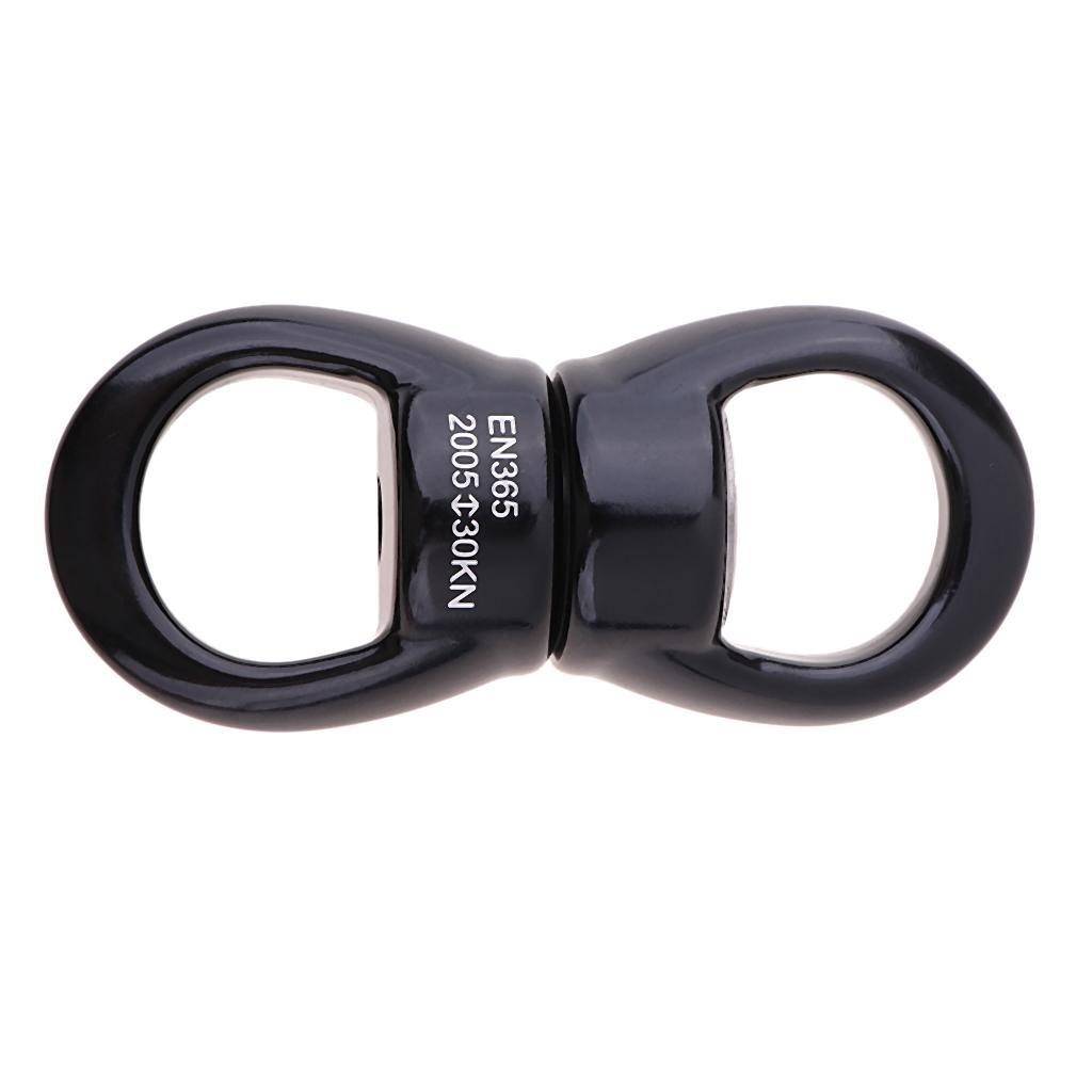 2pcs Swing Swivel, 30 KN Pulley, Rotational Device Hanging Accessory for Tree Swing, Aerial Dance, Hammock Chairs