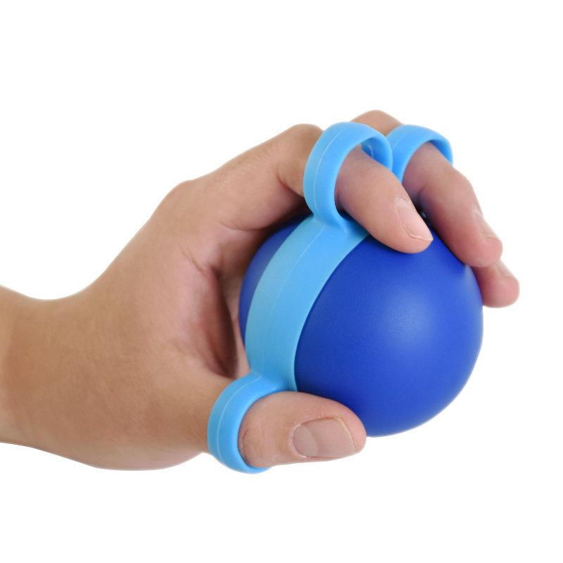 1 PC25LB ngón tay kẹp bóng mát -mát phục hồi chức năng đào tạo người cao tuổi tập thể dục bóng bằng tay. Color: Yellow