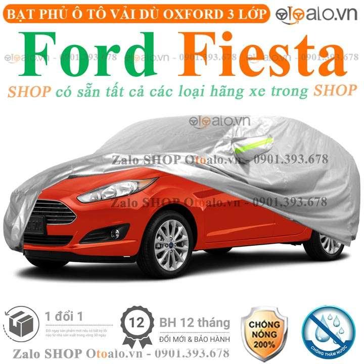 Bạt che phủ xe ô tô Ford Fiesta 3 lớp cao cấp