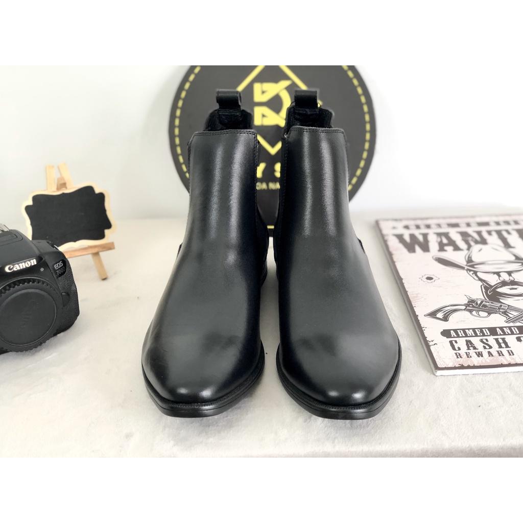 (Ưu đãi đặt biệt) Chelsea Boot da bò đế cao su - Duky store