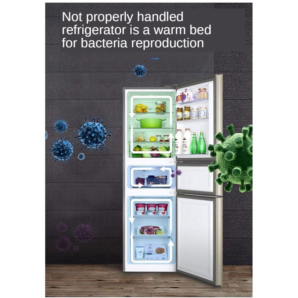 Portable Mini Ozone Generator Refrigerator Deodorizer Air Purifier