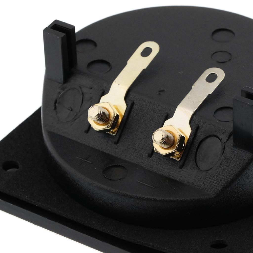 DIY Home Car Stereo 2-Way Speaker Terminal Binding Post 80 Crystal