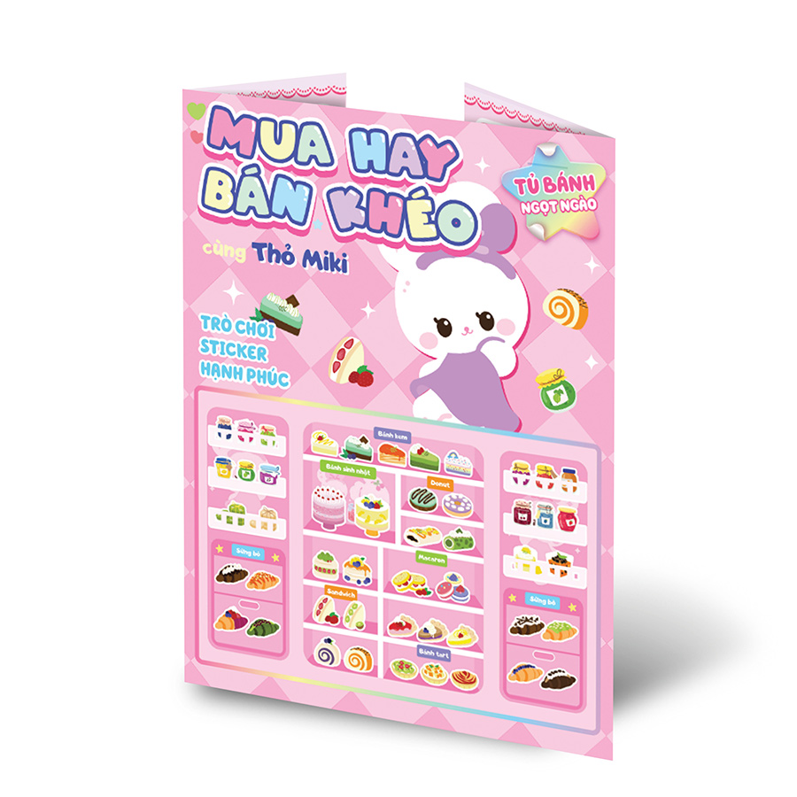Combo Sách Mua hay bán khéo - trò chơi bóc dán cho bé (5 cuốn)