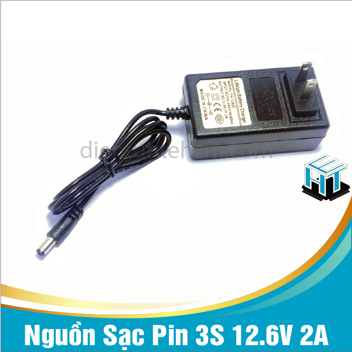 Nguồn Sạc Pin 3S 12.6V 2A loại thường ,Sạc Pin Máy Khoan, Ắc Quy 12V