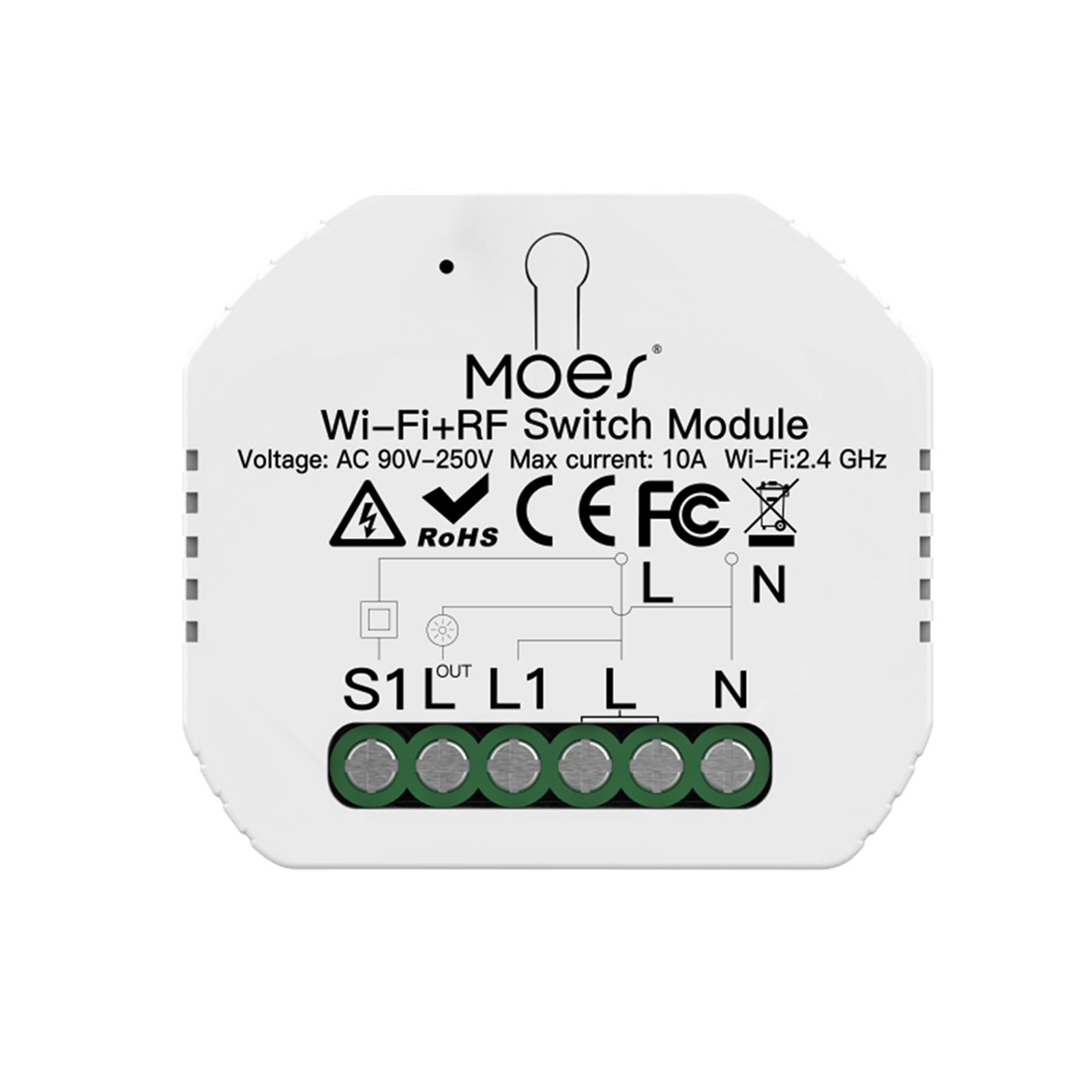 Mô-đun điều chỉnh độ sáng Wifi 90-250V Công tắc điều chỉnh ánh sáng thông minh bằng giọng nói