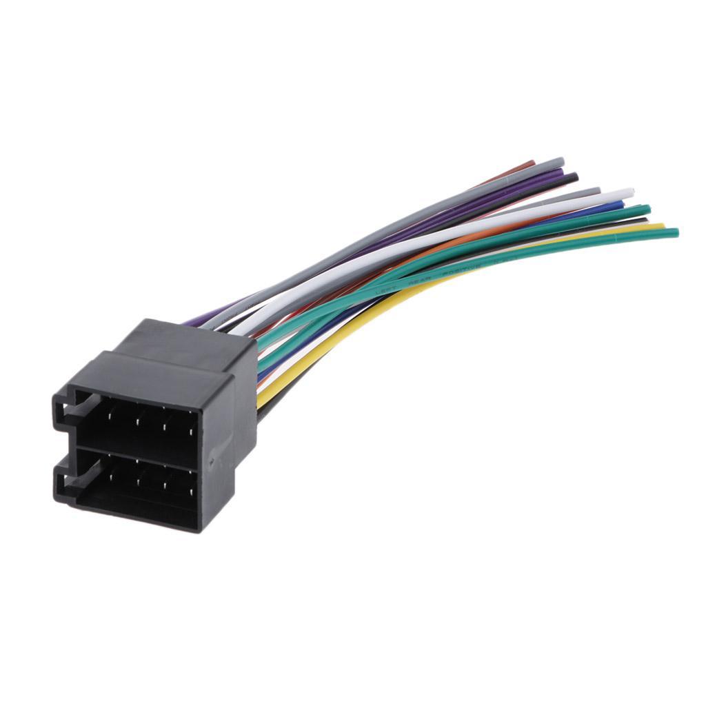Car Stereo Male Socket Radio ISO Wire Harness Adapter For   a4 96-99