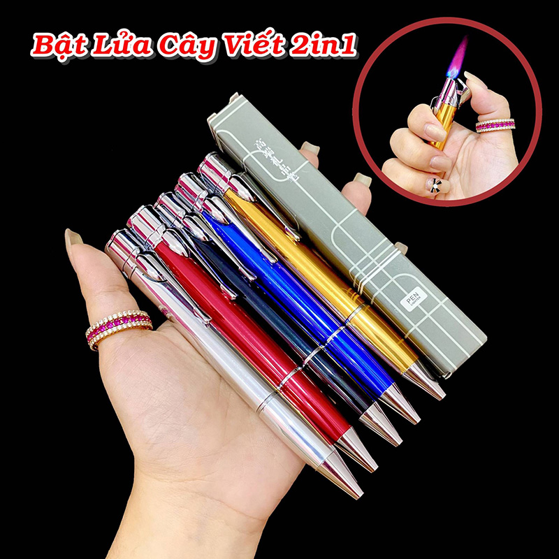 Bật Lửa Khè Cây Viết 2in1 – Xài Gas