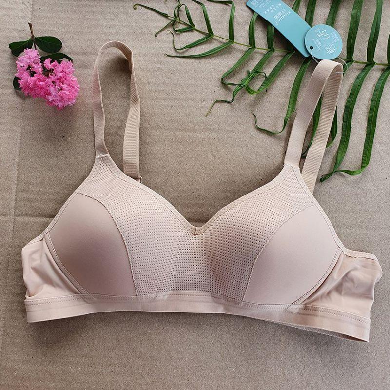 Áo lót nữ su lụa không gọng đệm mỏng big size - áo ngực điều hoà