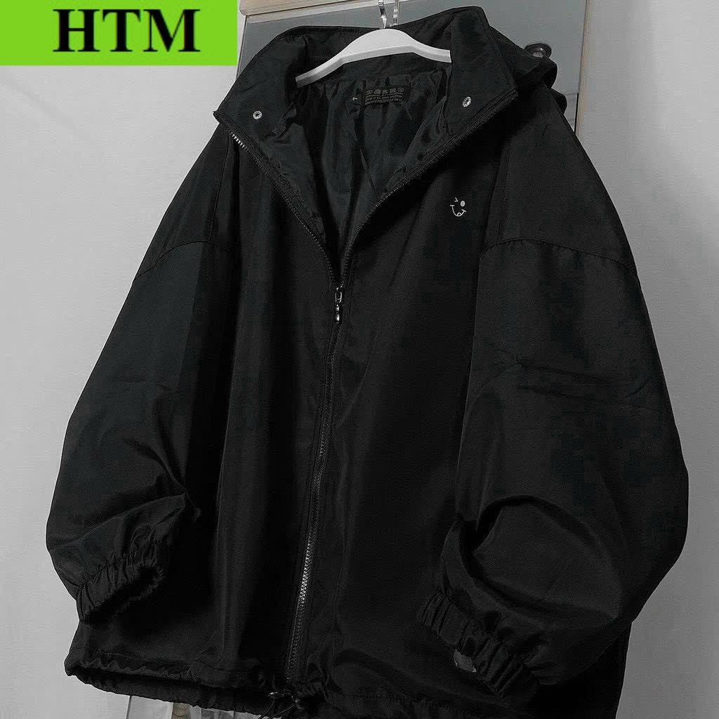 Áo Khoác Dù Nam Nữ 2 Lớp Trước Áo Có in Mặt Cười HTM FASHION