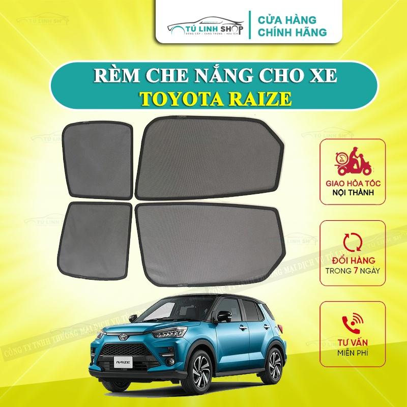 Rèm che nắng nam châm cho Toyota Raize, bộ 4 tấm cho 4 cửa, hàng loại 1 cao cấp nhất, vừa khít kính