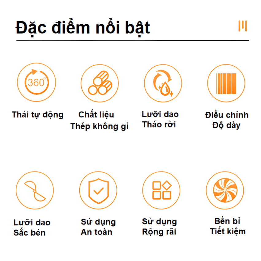 Máy thái lát rau củ quả và thịt đông lạnh tự động thương hiệu Anh Quốc AOSIDA QP-D003 - Hàng Nhập Khẩu