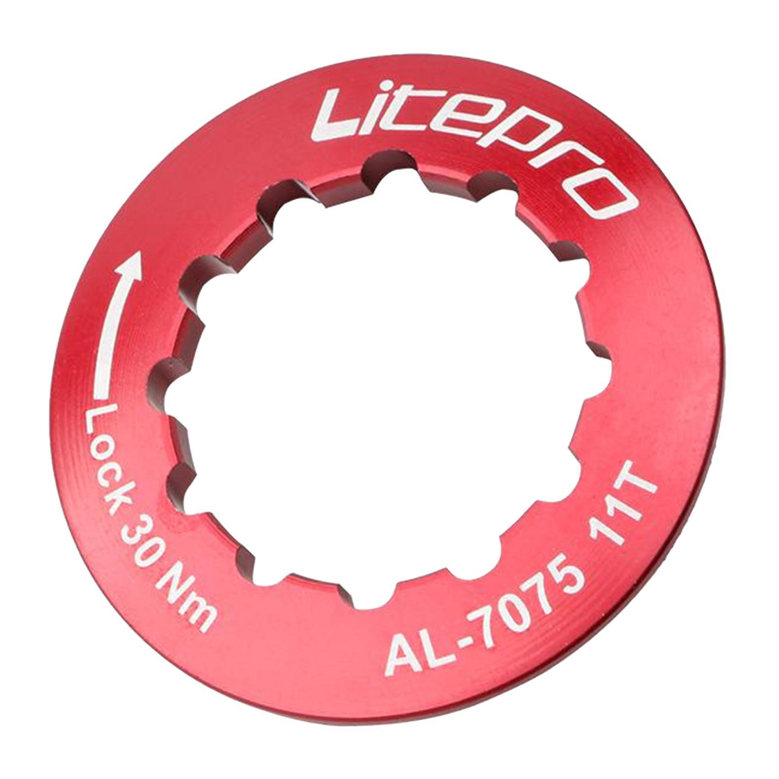 Aluminum Alloy  Cycling 11T Cassette Cover Bike Freewheel Fixing Bolt Screw 11  Flywheel Locking Cap Lid