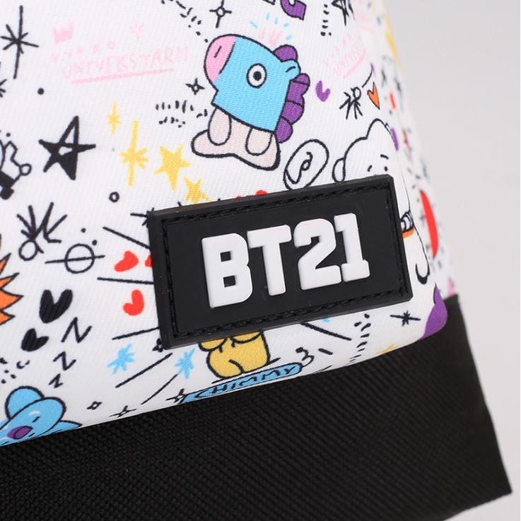 Balo BT21 loại cao cấp (Tặng kèm túi đựng balo)