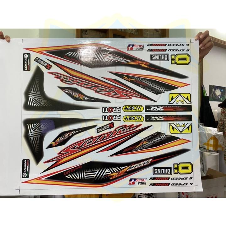 Tem rời dành cho sonic 150 trắng