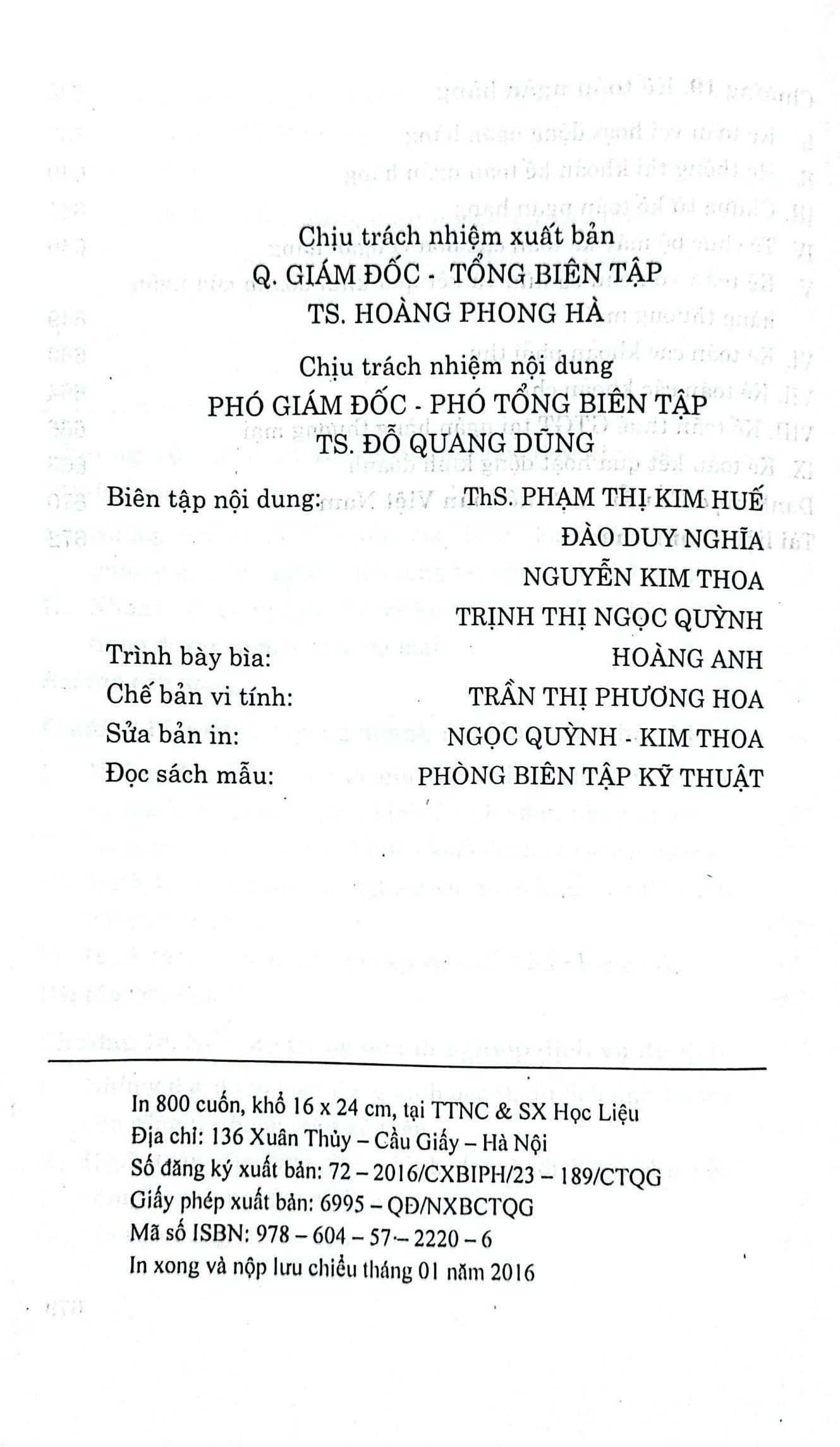 Kế toán doanh nghiệp - Từ lý thuyết tới thực hành