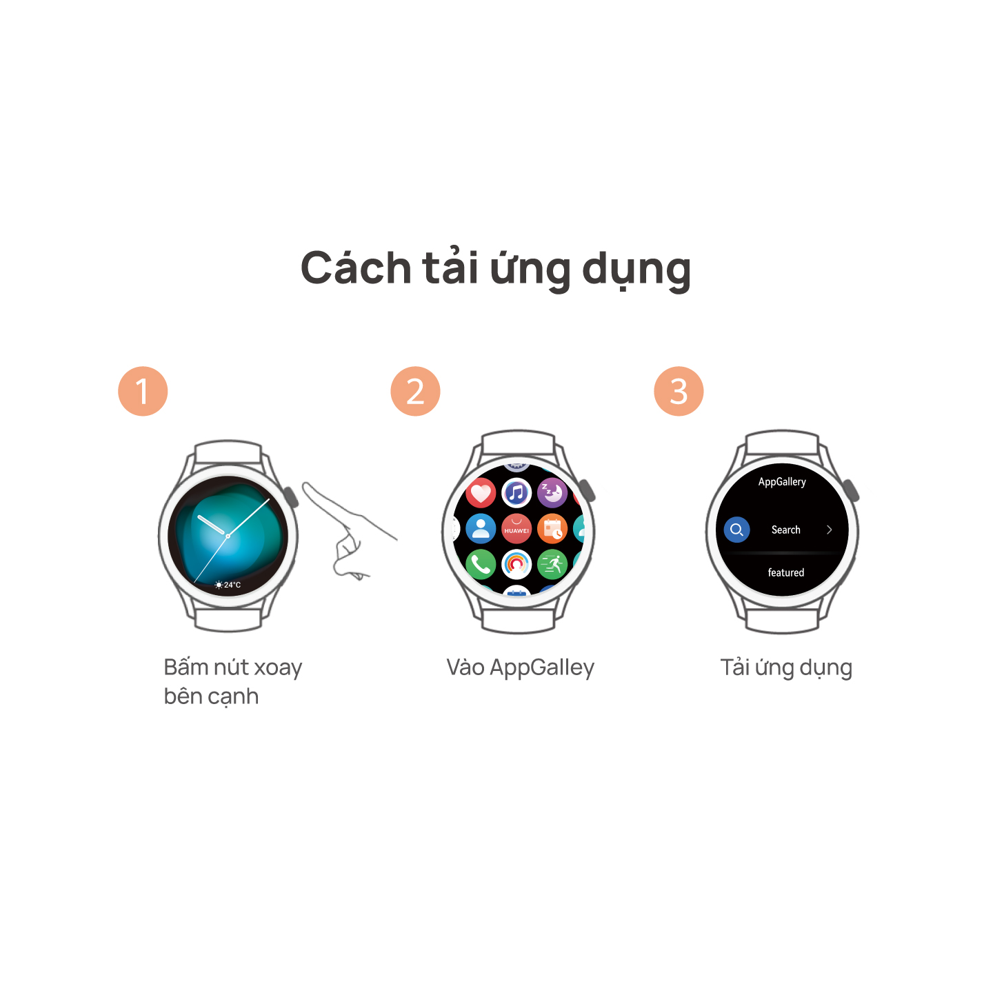 Đồng Hồ Thông Minh HUAWEI WATCH 3 | Gọi Thoại Bằng eSIM | Theo Dõi Sức Khỏe Cả Ngày | Pin Liên Tục 3 Ngày | Hàng Chính Hãng