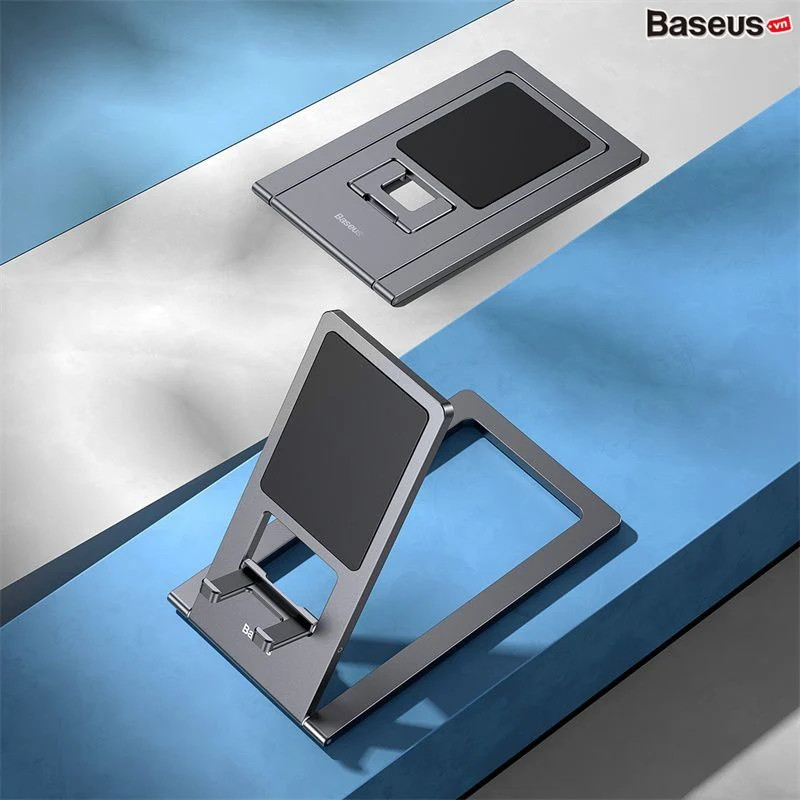 Giá Đỡ Điện Thoại Và Máy Tính Bảng Xếp Gọn Baseus Foldable Metal Desktop Holder- hàng chính hãng