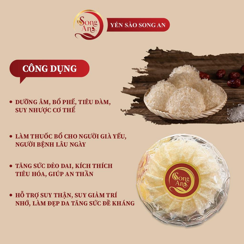 Tổ yến rối tinh chế sợi ngắn Song An Food nguyên chất 100gr