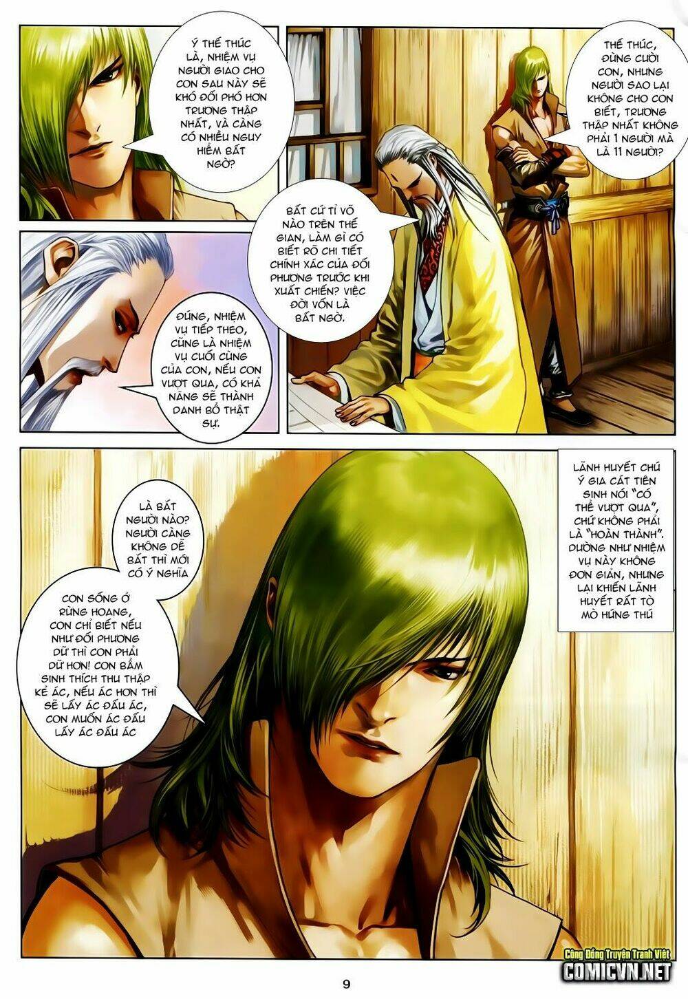 tân tác tứ đại danh bổ chapter 6 9