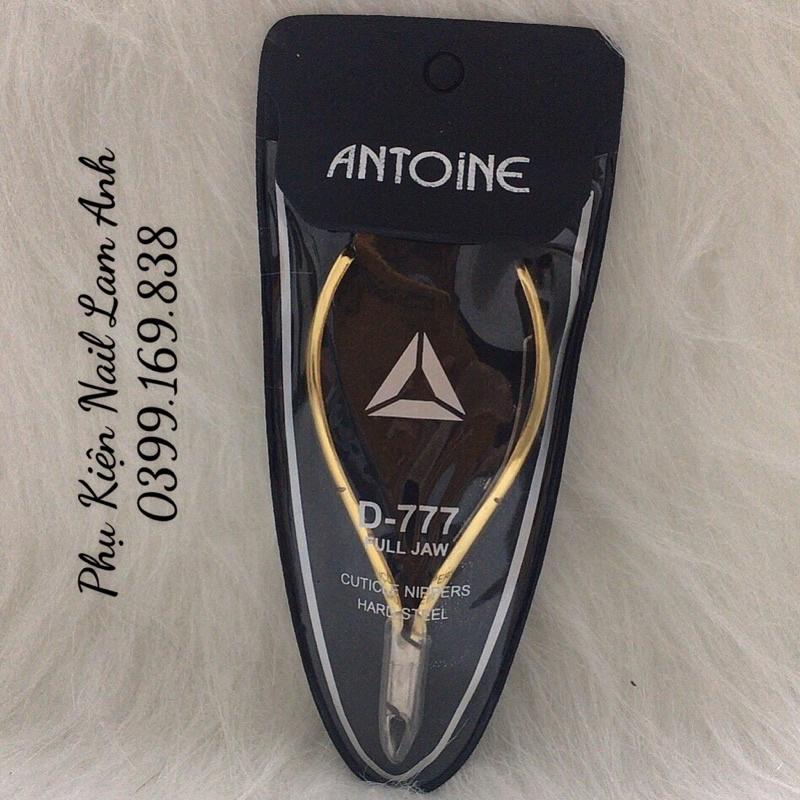 Kềm cắt da, kìm nhặt da D-777 vàng ANTOINE cổ bán nguyệt