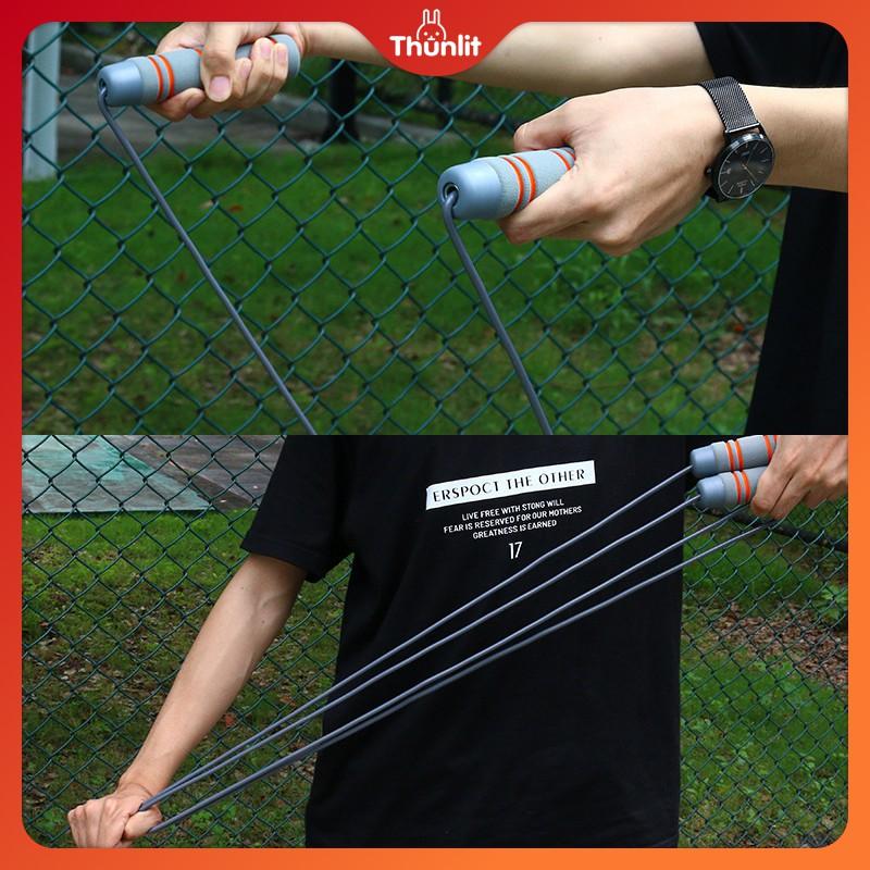 Nhảy dây Thunlit bọt biển chống trượt thoải mái có thể điều chỉnh để tập thể dục giảm cân dành cho nam và nữ