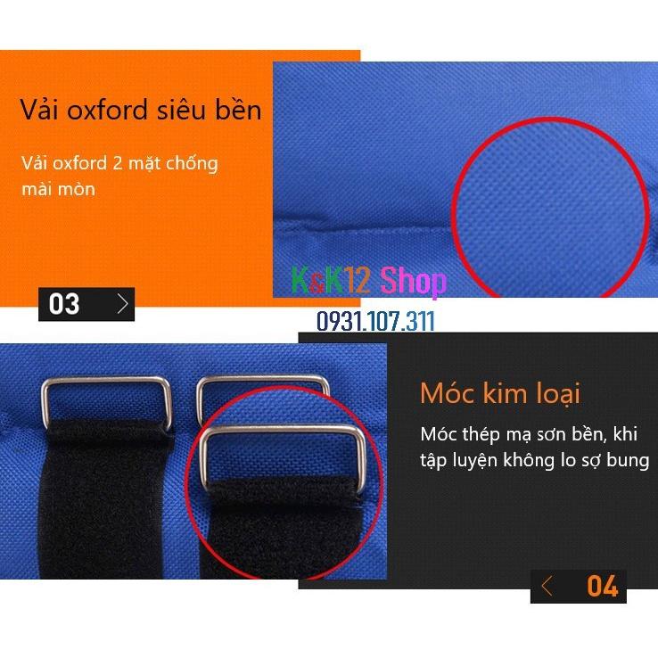 Tạ cát đeo tay, đeo chân tiện lợi. Dụng cụ thể thao hỗ trợ chạy bộ, hít xà, giúp giảm mỡ tăng cơ, giữ dáng.