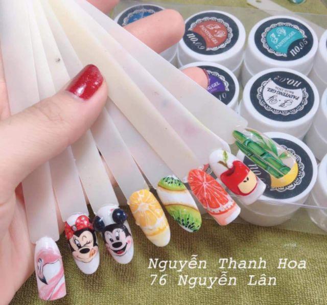 Set gel vẽ 12 màu