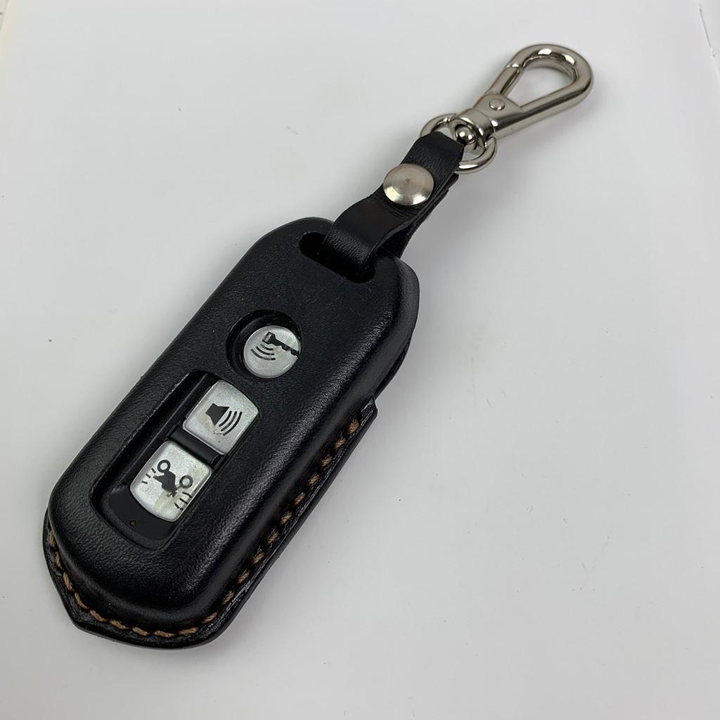 BAO DA CHÌA KHÓA XE SH MÀU ĐEN - ĐỒ DA THỦ CÔNG CAO CẤP