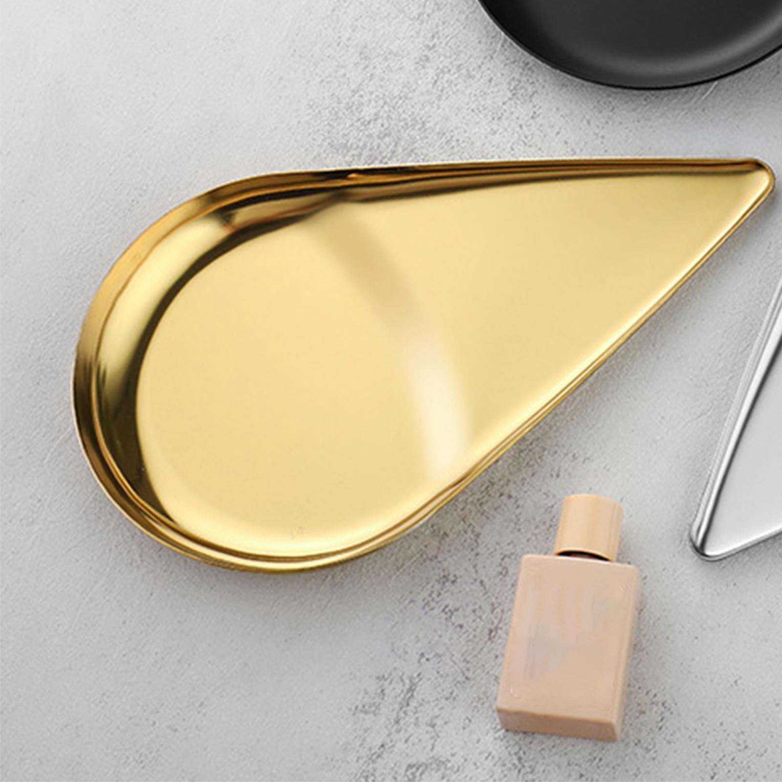 Modern Jewelry Plate Storage Tray Countertop Organizer for Dresser Cosmetic