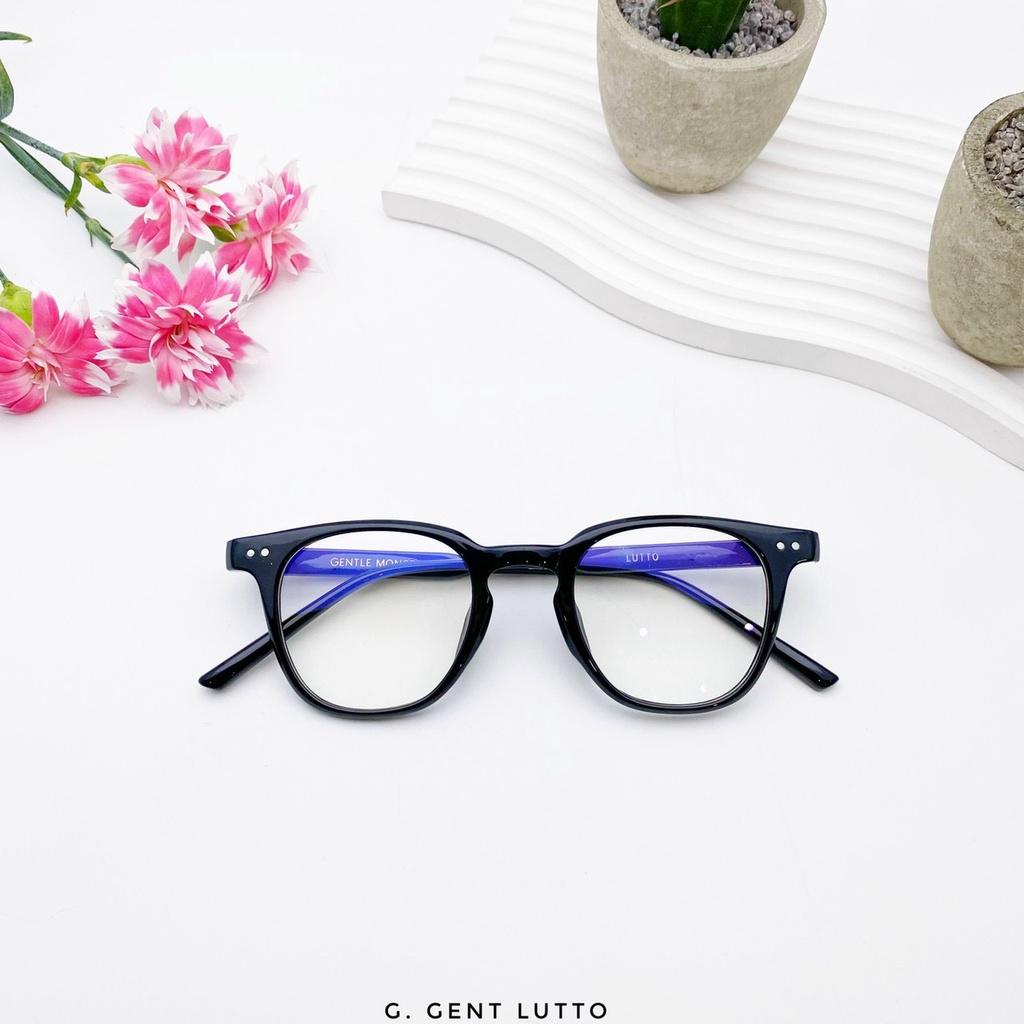 SALE Gọng kính quốc dân nam nữ dáng tròn nhựa dẻo tr90 Lutto -TAD Accessories FS4 - Ghi