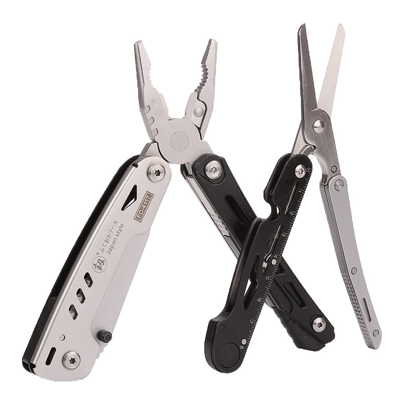 Kìm (kềm) Multi-Tools đa năng 9in1 6inch hợp kim nhôm thép chống gỉ Nhật FO-4117