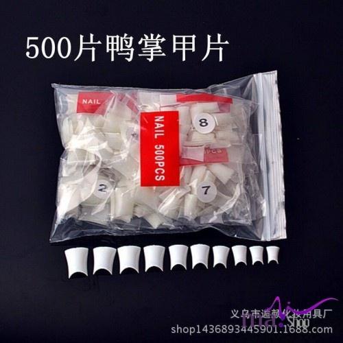 Set móng giả làm nail vuông 500 cái 0593