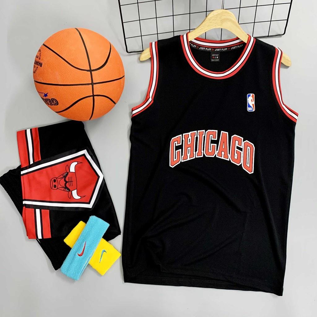 Quần áo bóng rổ JustPlay Chicago trẻ em -
