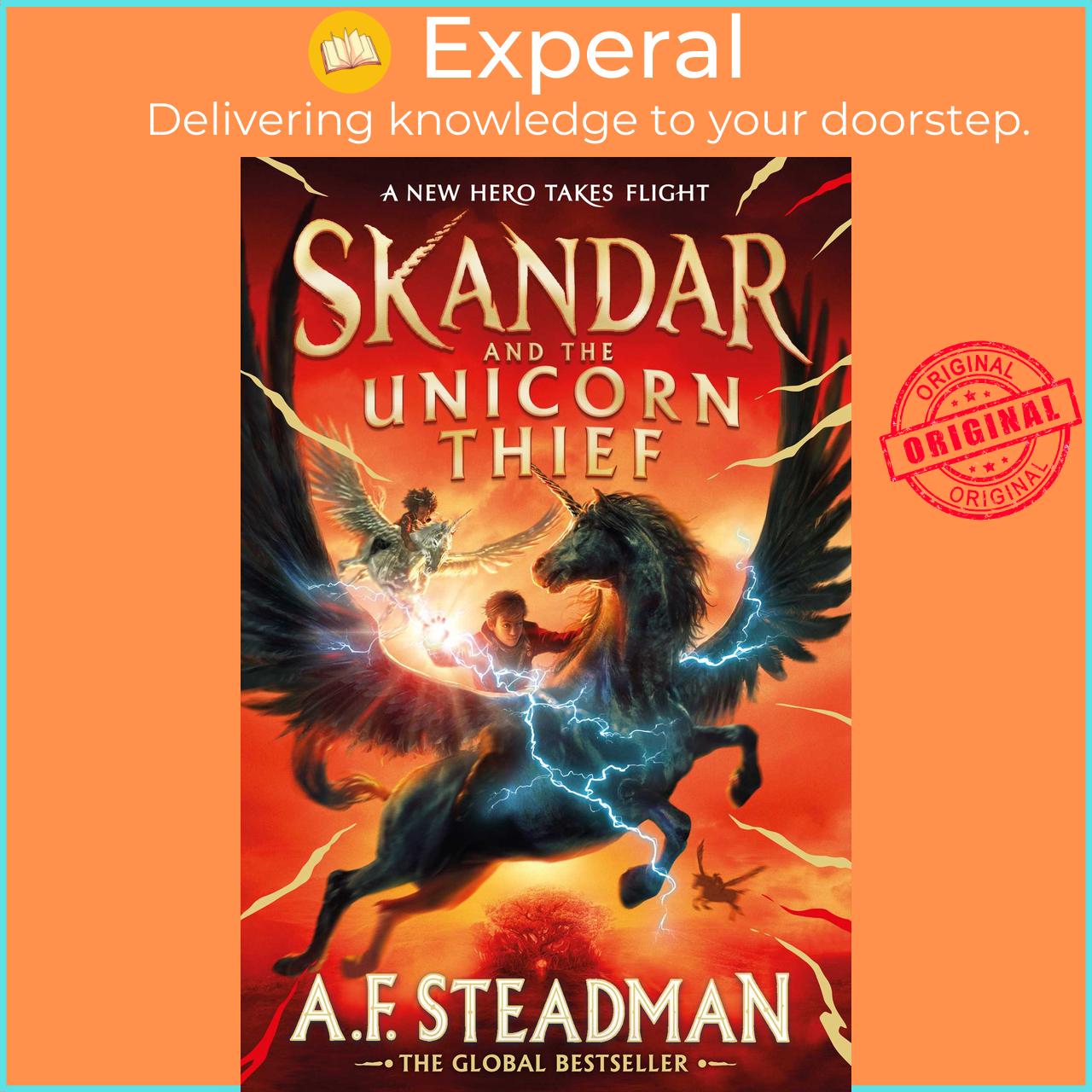 Sách - Skandar and the Unicorn Thief - The major new hit fantasy series by A.F. Steadman (UK edition, paperback)