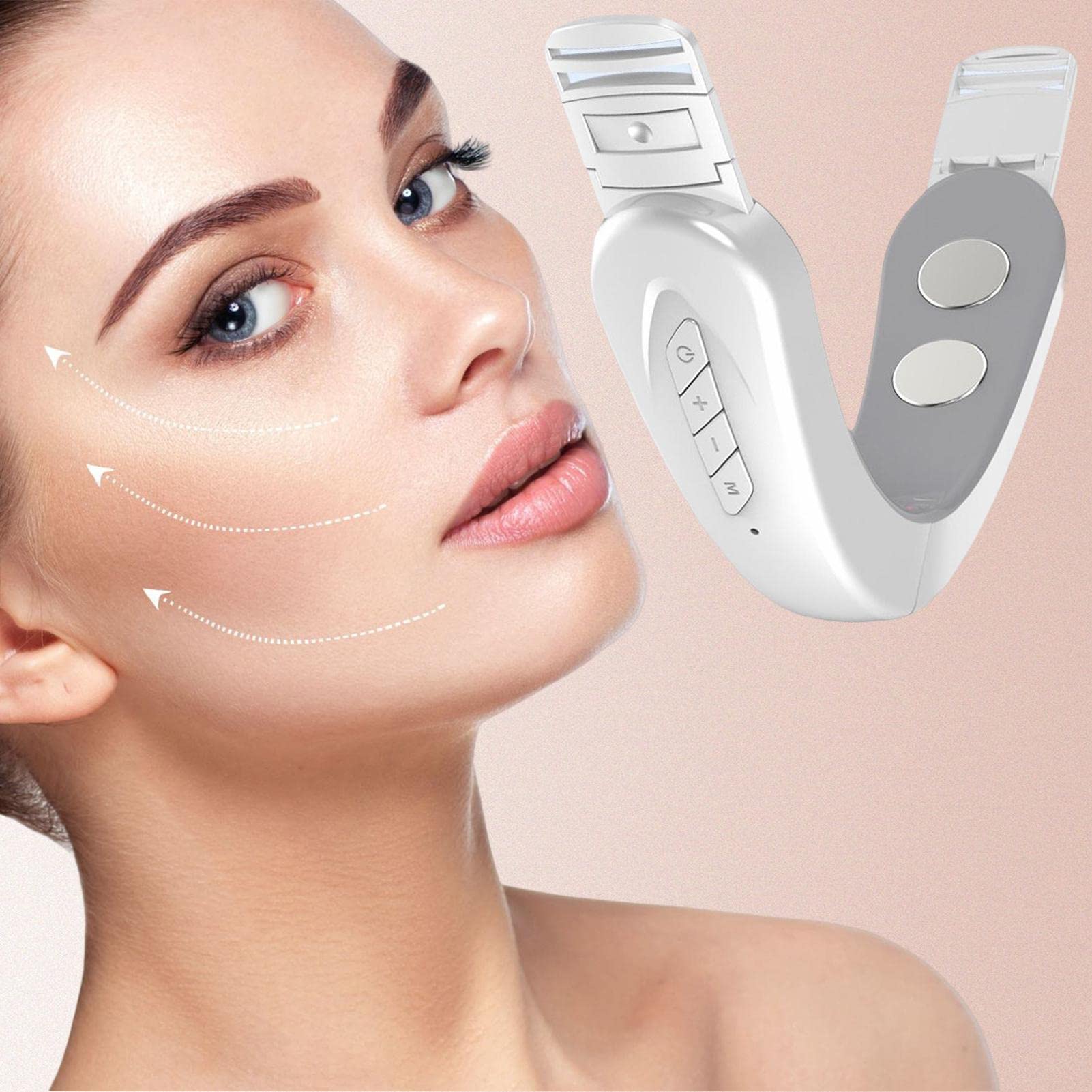 Máy nâng cơ mặt, xóa nọng cằm, tạo hình khuôn mặt chữ V-Face Belt Machine LED Photon Therapy Face Massage