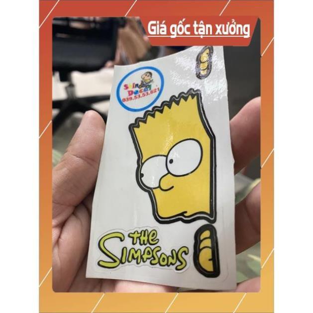 Sticker simpson loại 5cm dán trang trí điện thoại ...