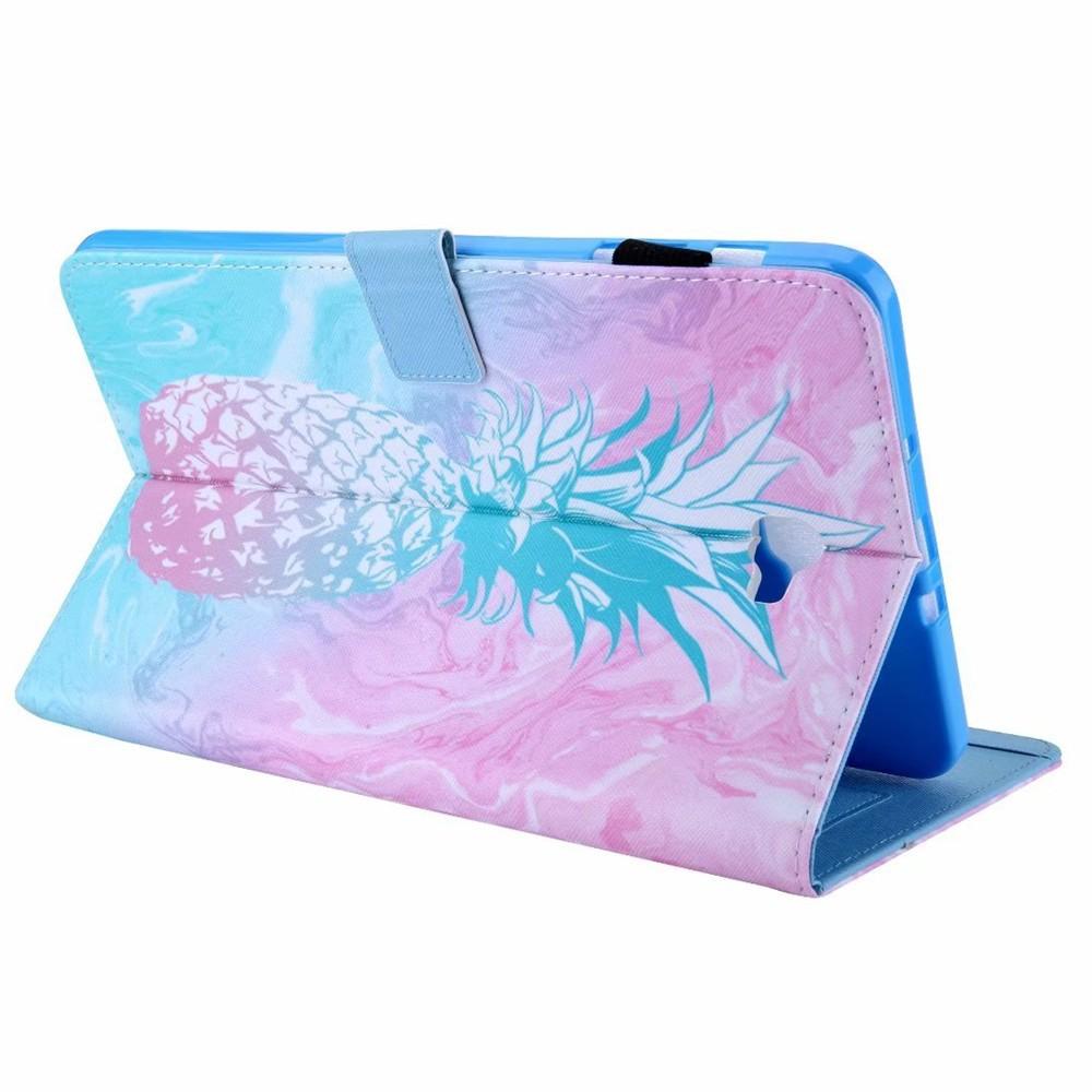 Bao da nắp gập in hình kỳ lân dễ thương có giá đỡ cho Samsung Galaxy Tab A A6 10.1 2016 SM-T580 T585 T587 T580N